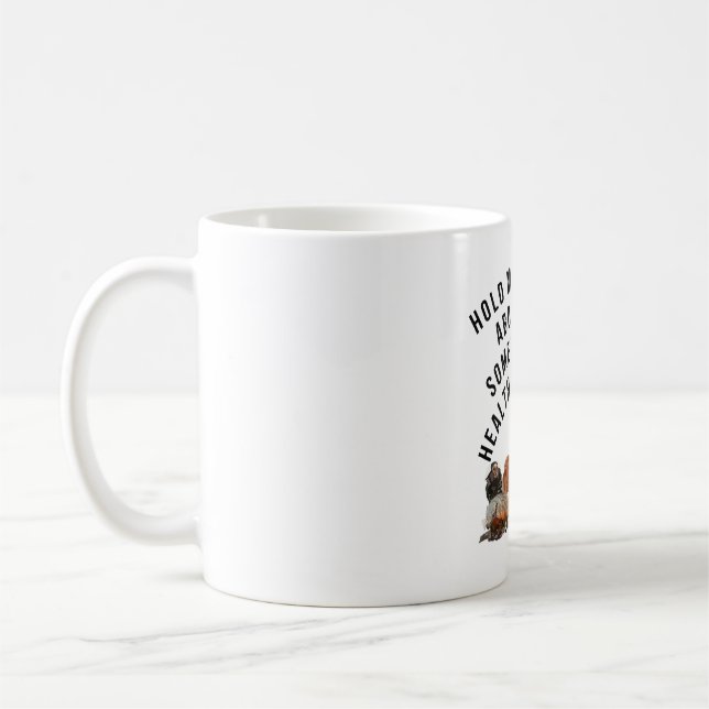 Håll kvar min Radio Zookeeper Edition-radio Kaffemugg (Vänster)