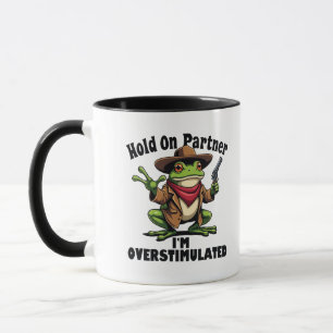 Håll kvar på partner i'm överstimulerad Frog ADHD Mugg
