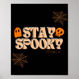 Håll kvar Spooky Wall Art Poster