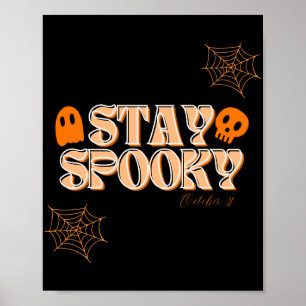 Håll kvar Spooky Wall Art Poster