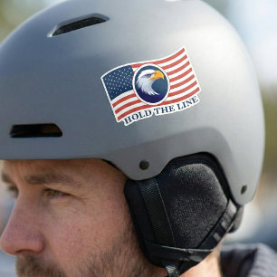 Håll Linjen, Amerikansk Flagga och Örn Klistermärken