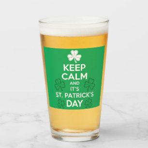 Håll lugn, det är St. Patricks dag irländska Glaskopp