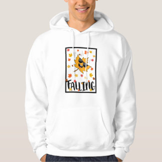 Håll lugn & Fall ner Hoodie