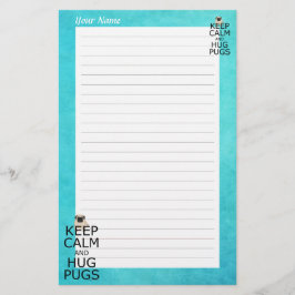 Håll lugn krama pugs Personlig