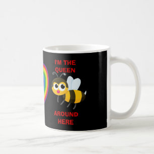 HÅLL LUGN mig förmiddagen DROTTNINGBIET RUNT OM Kaffemugg