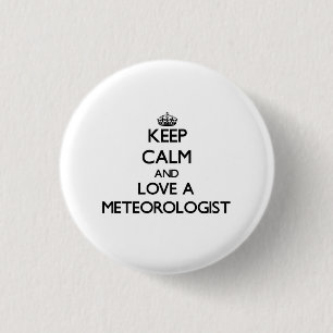 Håll lugn och älska en meteorolog knapp