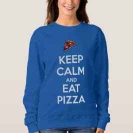 Håll lugn och ät pizza 2 t shirt