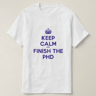 Håll lugn och avsluta PHDEN T-shirt