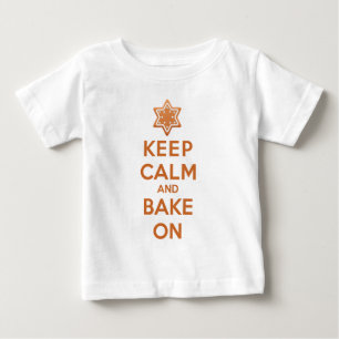 Håll lugn och baka på t shirt