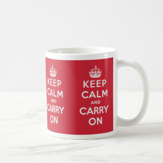 Håll lugn och bär på kaffemugg