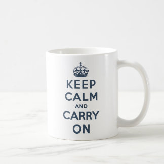 Håll lugn och bär på kaffemugg