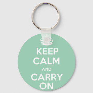 Håll lugn och bär på Keychain Nyckelring
