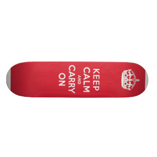 Håll lugn och bär på mini skateboard bräda 18,7 cm