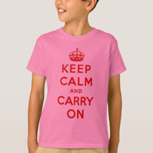 håll lugn och bär på original t shirt