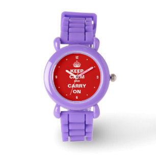 Håll lugn och bär på - Retro engelskastil Armbandsur