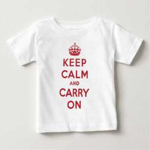 Håll lugn och bär på skjortan t shirt