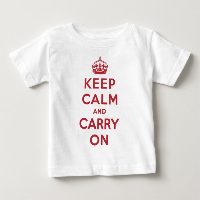 Håll lugn och bär på skjortan t shirt (Framsida)