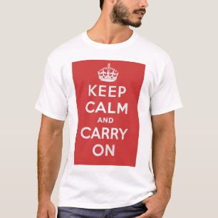Håll lugn och bär på T-skjortan Tee Shirt