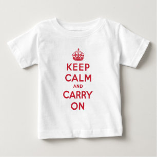 Håll lugn och bär på tee shirt