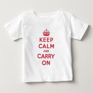 Håll lugn och bär på tee shirt