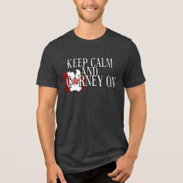 Håll lugn och Carney på T Shirt