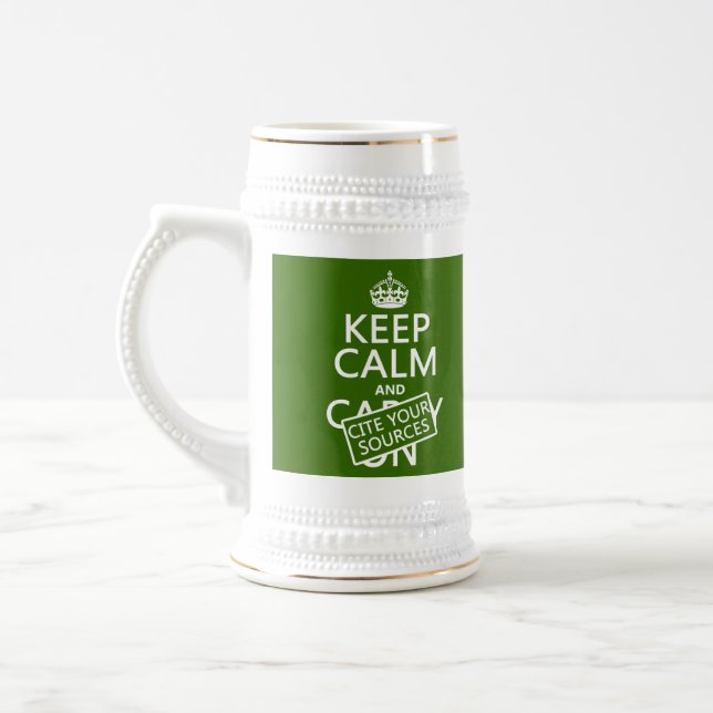 Håll lugn och citera dina källor (i någon färg) sejdel (Vänster)