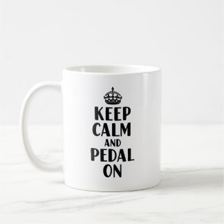 Håll lugn och cykla vidare kaffemugg