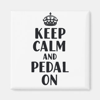 Håll lugn och cykla vidare magnet