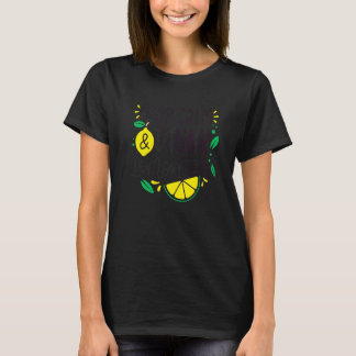 Håll lugn och drick lemonadjuice sommarerbjudande t shirt