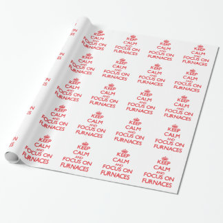 Håll lugn och fokusera på pannor presentpapper