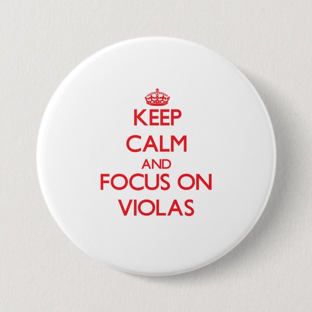 Håll lugn och fokusera på Violas Knapp (Framsida)