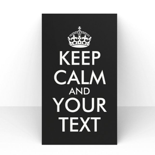 Håll lugn och fortsätt - Skapa dig själv Brevpapper (Skapare uppladdad)