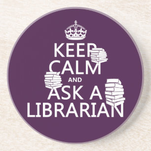 Håll lugn och fråga en bibliotekarie (någon fä underlägg sandsten