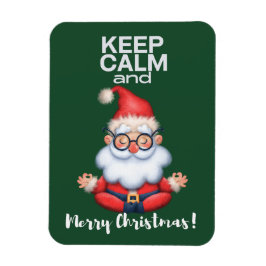 Håll lugn och God Jul Magnet