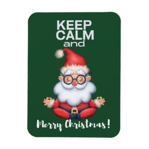Håll lugn och God Jul Magnet