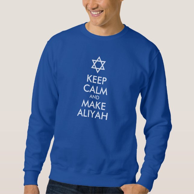 Håll lugn och gör Aliyah Lång Ärmad Tröja (Framsida)