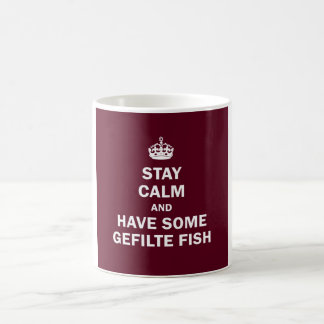 Håll lugn och ha någon Gefilte fisk Kaffemugg