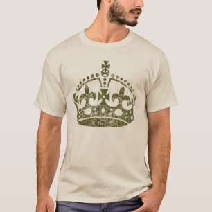 HÅLL LUGN OCH ha på sig kronagrungestilen T-shirt