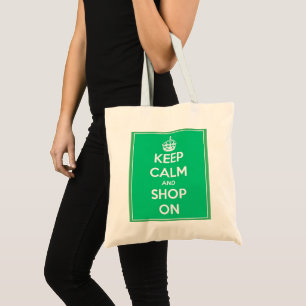 Håll lugn och handla på Totebag Tygkasse