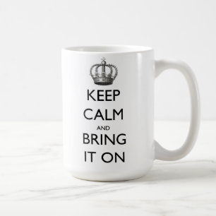 Håll lugn och komma med på den kaffemugg