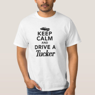 Håll lugn och kör en Tucker T-tröja Tee
