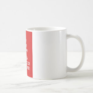 Håll lugn och krama en Labrador Retriever Kaffemugg