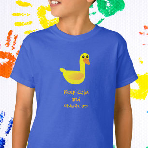 Håll lugn och kvacka på Ankhumor T Shirt