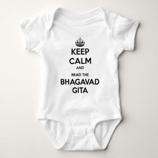 Håll lugn och läs Bhagavaden Gita Tee Shirt