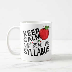 Håll lugn och läs studieplankaffemuggen kaffemugg