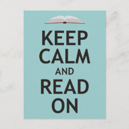 Håll lugn och läs vidare vykort