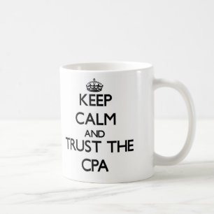 Håll lugn och lita på Cpaen Kaffemugg