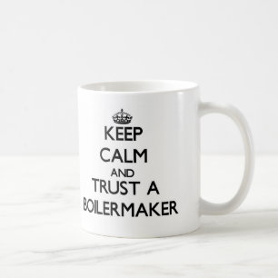 Håll lugn och lita på en Boilermaker Kaffemugg