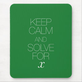 Håll lugn och lös för X Musmatta