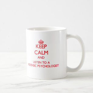 Håll lugn och lyssna till en rättsmedicinsk kaffemugg
